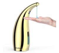 Distributeur de Savon Automatique sans Contact Greatmay, 4 Niveaux réglables, avec Charge magnétique, Pompe Intelligente Anti-gaspillage et étanche, conçu pour évier de Cuisine et Salle de Bain