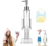 Distributeur de Savon Casse-Noisette, Flacon Pompe Transparent en Acrylique pour Gel Douche, idéal pour Les fêtes de Fin d'année. Parfait pour la Salle de Bain, la Cuisine ou Le Plan de (1PCS)