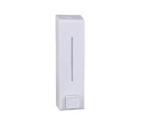 Distributeur de savon compact à main pour les petits espaces avec des surfaces lisses et un nettoyage facile. Distributeur de savon précis