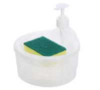 Distributeur de savon de cuisine - Bol porte-éponge, Distributeur de savon à vaisselle, Grand récipient de lavage liquide, | Organisateur de savons pratique pour la maison, la cuisine, la salle de bai