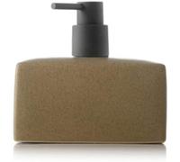 Distributeur de Savon de Cuisine Distributeur De Savon Carré en Céramique, Pompe Liquide Rechargeable, Bouteille Grande Capacité, Lotion 16,9 Oz Huile de Massage(C)