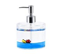 Distributeur de savon de cuisine en acrylique liquide flottant 3D Locco Decor pour salle de bain et poisson