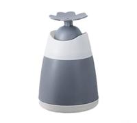Distributeur de savon de cuisine pour libération automatique de détergent avec fonctionnement à une main et sortie contrôlée à petit trou (blanc)