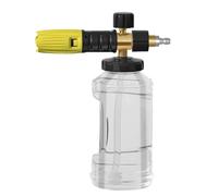 Distributeur de savon de lavage de voiture de 1 L avec connecteur rapide de 6,35 mm - Canons à mousse à large ouverture - Buse à orifice de 1,1 mm - Cannons à mousse épaisse pour nettoyeur haute