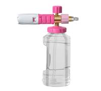 Distributeur de savon de lavage de voiture de 1 L avec connecteur rapide de 6,35 mm - Canons à mousse à large ouverture - Buse à orifice de 1,1 mm - Cannons à mousse épaisse pour nettoyeur haute