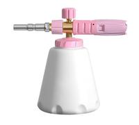 Distributeur de savon de lavage de voiture de 1 L avec connecteur rapide de 6,35 mm - Canons à mousse à large ouverture - Buse à orifice de 1,1 mm - Cannons à mousse épaisse pour nettoyeur haute
