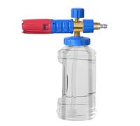 Distributeur de savon de lavage de voiture de 1 L avec connecteur rapide de 6,35 mm - Canons à mousse à large ouverture - Buse à orifice de 1,1 mm - Cannons à mousse épaisse pour nettoyeur haute