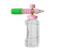 Distributeur de savon de lavage de voiture de 1 L avec connecteur rapide de 6,35 mm - Canons à mousse à large ouverture - Buse à orifice de 1,1 mm - Cannons à mousse épaisse pour nettoyeur haute