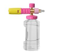 Distributeur de savon de lavage de voiture de 1 L avec connecteur rapide de 6,35 mm - Canons à mousse à large ouverture - Buse à orifice de 1,1 mm - Cannons à mousse épaisse pour nettoyeur haute