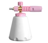 Distributeur de savon de lavage de voiture de 1 L avec connecteur rapide de 6,35 mm - Canons à mousse à large ouverture - Buse à orifice de 1,1 mm - Cannons à mousse épaisse pour nettoyeur haute