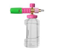 Distributeur de savon de lavage de voiture de 1 L avec connecteur rapide de 6,35 mm - Canons à mousse à large ouverture - Buse à orifice de 1,1 mm - Cannons à mousse épaisse pour nettoyeur haute