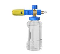 Distributeur de savon de lavage de voiture de 1 L avec connecteur rapide de 6,35 mm - Canons à mousse à large ouverture - Buse à orifice de 1,1 mm - Cannons à mousse épaisse pour nettoyeur haute
