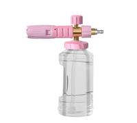 Distributeur de savon de lavage de voiture de 1 L avec connecteur rapide de 6,35 mm - Canons à mousse à large ouverture - Buse à orifice de 1,1 mm - Cannons à mousse épaisse pour nettoyeur haute