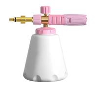 Distributeur de savon de lavage de voiture de 1 L avec connecteur rapide de 6,35 mm - Canons à mousse à large ouverture - Buse à orifice de 1,1 mm - Cannons à mousse épaisse pour nettoyeur haute