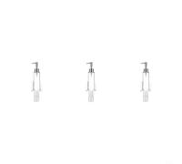 Distributeur de savon décoratif en forme de casse-noisette en acrylique avec pompe en polyéthylène pour salle de bain, cuisine, distribution facile et sans effort 5,1 x 5,1 x 10,2 cm, 1, 2, 3 pièces