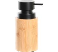 Distributeur de savon dedkd home decor naturel noir bambou polypropylène loft 8 x 8 x 16 cm
