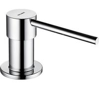 Distributeur de savon Delabie sortie droite avec cartouche, réservoir de savon 1 l, inox