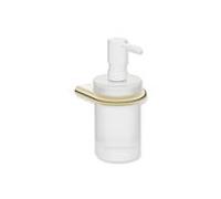 Distributeur de savon/désinfectant Hewi série 480 480.06.00270LP avec Halter , revêtement PVD, laiton brossé