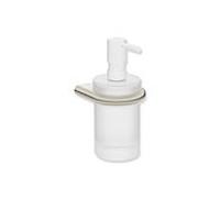 Distributeur de savon/désinfectant Hewi série 480 480.06.00270WR avec Halter , revêtement PVD, nickel brossé