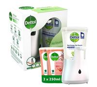 Distributeur de savon - DETTOL - No-Touch - 2 recharges de 250ml - Sans contact - Facile à utiliser