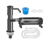 Distributeur de Savon d'Évier | Pompe De Comptoir Support Pour Éponge Avec Tube d'Extension 99 cm | Distributeur de Liquide Vaisselle,Porte-Éponge avec Tube Extension 99 cm pour Salle de Bain Buanderi