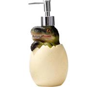 Distributeur de savon dinosaure - Recharge amusante en forme d'oeuf | Bouteille de savon liquide réutilisable pour enfants & salle de bain - Portable & anti-fuite