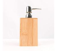 Distributeur de savon Distributeur de lotion Distributeur de savon en bois - Accessoires de salle de bain, Savon Distributeur manuel Bouteille Refilable Container Distributeur de savon à main
