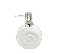 Distributeur de Savon Distributeur de Savon Liquide Moderne for comptoir Salle Bain, distributeurs Lotion(Blanc)