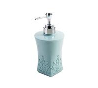 Distributeur de Savon Distributeur de Savon Liquide Rechargeable en Plastique Vide for Salle de Bain et Cuisine(Blue)