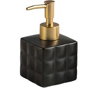 Distributeur de savon, Distributeur de savon moussant for les mains, couleur unie, rechargeable for lotion et shampoing, avec pompe vide for salle bain, 220 ml (7,8 oz), 1 pièce(Matte Black)