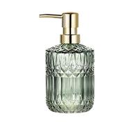 Distributeur de savon distributeur de savon sculpté en marbre en verre distributeur de savon pour les mains Distributeur de savon pour les mains Salle de bain Ménage Salon de beauté 390 ml/13,7 oz