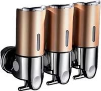 Distributeur de savon, distribution automatique de liquide, utilisation polyvalente, design mural, 3 couleurs dorées