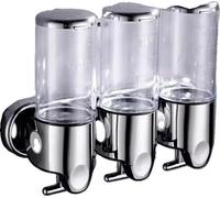 Distributeur de savon, distribution automatique de liquide, utilisation polyvalente, design mural, 3 Transparent