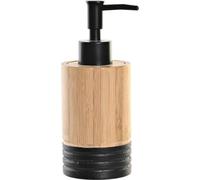 Distributeur de savon DKD Home Decor Noir naturel bambou polypropylène