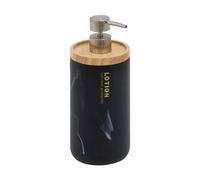 Distributeur de Savon Effet Marbre "Lea" 842ml Noir