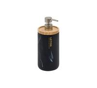 Distributeur de Savon Effet Marbre "Lea" 842ml Noir