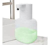 Distributeur de savon électrique avec détecteur de mouvement - Grand volume - Distributeur de savon à shampoing automatique avec fonction de recharge pour la maison, les couples, les collègues