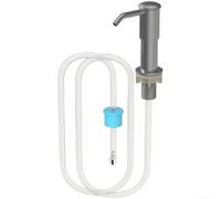 Distributeur de savon en ABS pour évier de cuisine - Tube de 1 m - Presse | Appuyez rapidement en une seconde, pour un contrôle instantané du flux, bouton ergonomique, réduit la fatigue de la main