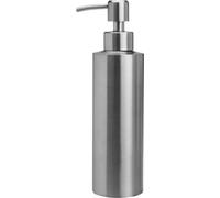 Distributeur de savon en acier inoxydable 550 ml - Bouteille gel rechargeable avec tête de pompe pour savon pour les mains, gel douche ou liquide vaisselle | Bouteille distributeur salle de bain & cui