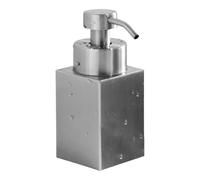 Distributeur de savon en acier inoxydable - Pompe automatique à savon, bouteille de lotion en métal moderne | Distributeur manuel moussant de comptoir de salle de bain ou de cuisine, conteneur ricaric