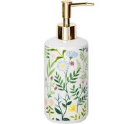Distributeur de savon en céramique, distributeur de lavage à la main, flacon pompe à lotion, récipient de stockage liquide, distributeur de savon floral, flacon pompe à shampooing