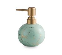 Distributeur de savon en céramique et marbre, pompe à Lotion rechargeable de 300ml et 10.6oz, for salle de bains, vanité, comptoir, distributeur de shampoing