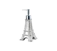Distributeur de Savon en céramique Tour Eiffel pour Cuisine et Salle de Bain, distributeurs de Savon de comptoir de Salle de Bain de 7oz/200ml