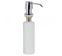 Distributeur de savon en métal À encastrer sur plans de travail. Capacité 0,4 litre - TRES 13474110