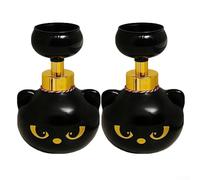 Distributeur de savon en mousse mignon pour patte de chat avec pompe rechargeable, compatible avec différents types de savon moussant, conçu pour une utilisation dans la salle de bain et la cuisine (2