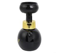 Distributeur de savon en mousse motif patte de chat pour enfants et adultes, joli design ABS pour salle de bain et cuisine, noir, 15 × 8 × 6 cm