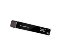 Distributeur de savon en mousse réglable - Épaisseur réglable - Rechargeable par USB C - 100 mAh - Support mural pour évier - Distributeur automatique de savon de salle de bain - Blanc