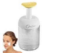 Distributeur de savon en mousse transparent - Pompe de savon moussante décorative pour les mains - Bouteille en mousse pour savon liquide, shampoing, nettoyant pour le visage, décoration de salle de