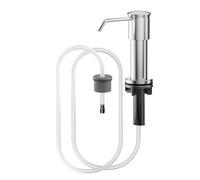 Distributeur de savon en tube de silicone haute capacité facile à installer avec mécanisme de presse en aluminium, économiseurs de stockage, installation simple pour évier, distributeur de savon de