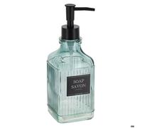 Distributeur de savon en verre 500 ml bleu - Tendance